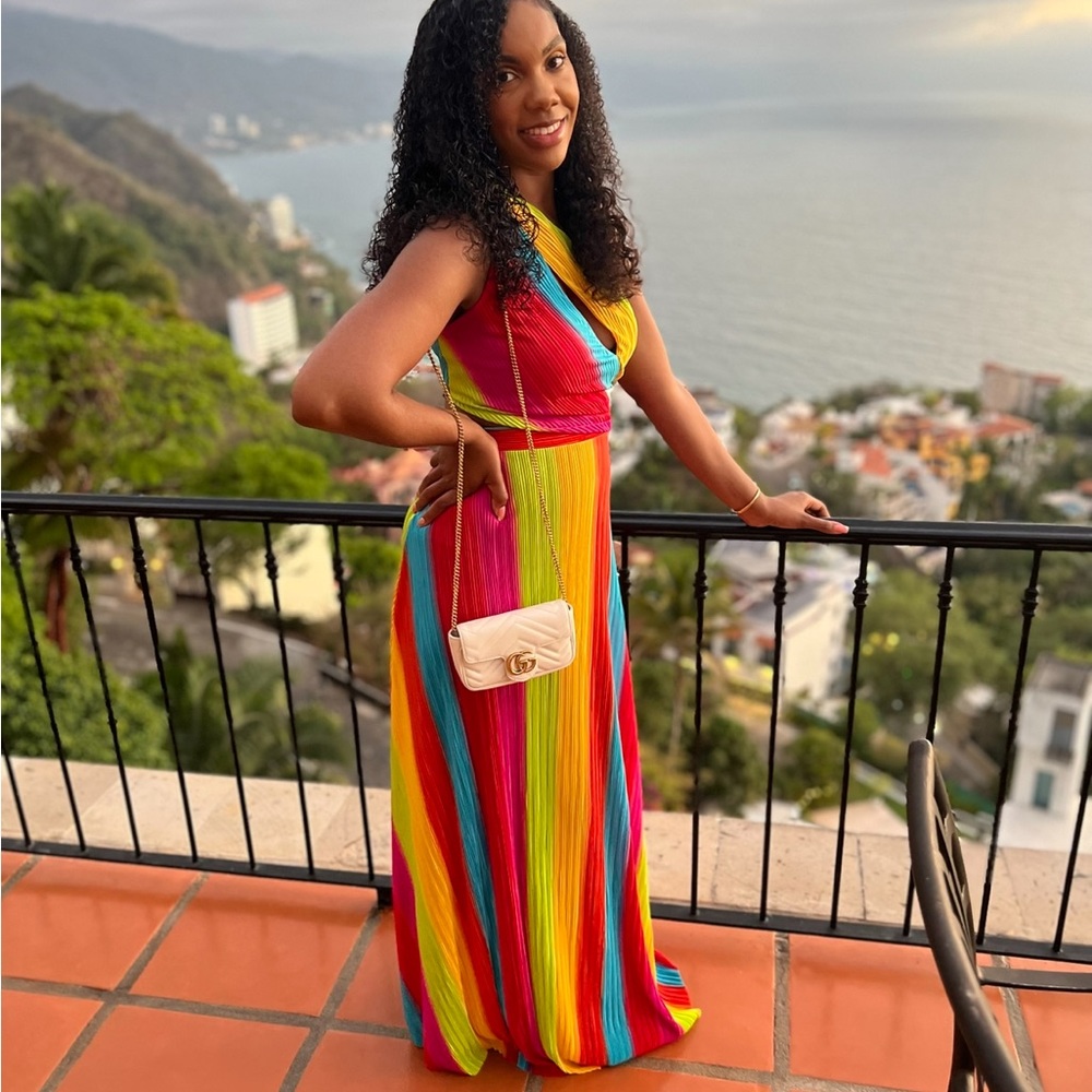 Colorful maxi dress